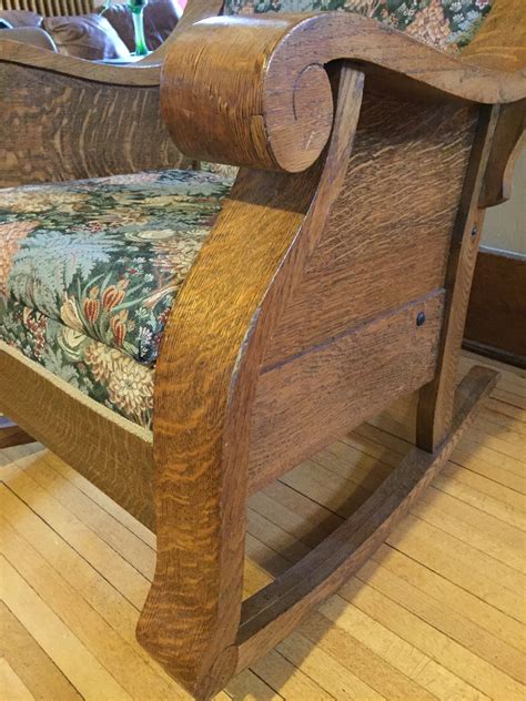 Antique Mission Rocking Chair Oak Circa 1905 Instappraisal