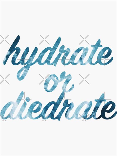 Hydrate Or Diedrate Sticker For Sale By Lolsammy910 Redbubble