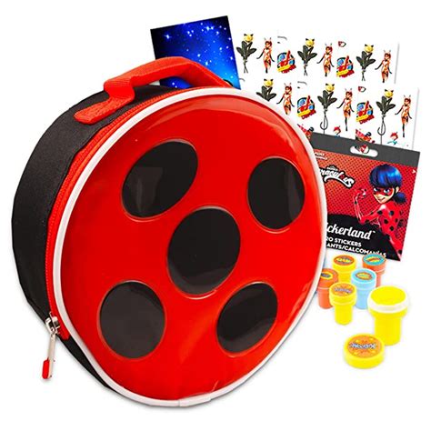 Buy Miraculous Ladybug Lunch Box Set Bundle With Round Miraculous Ladybug Insulated Lunch Bag