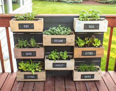 Diy Herb Planter Box Outdoor 23 Diy Garden Box Plans And Ideas For
