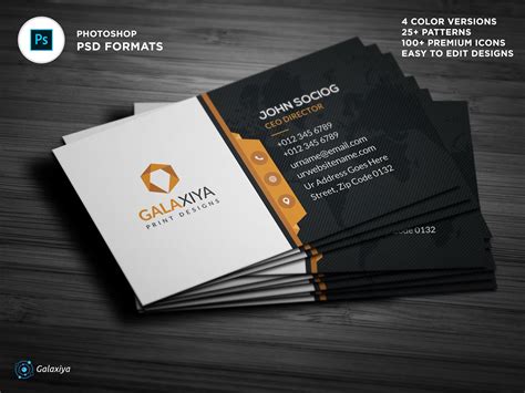 Business Card Template In Photoshop