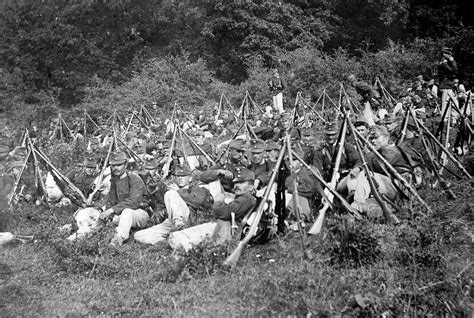 Men Uniform Weapon Relaxation Woods First World War Fortepan 8087