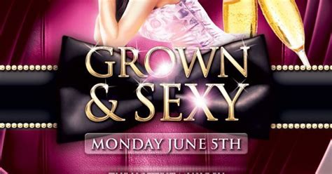 Grown And Sexy Flyer Template By Hue Yang Via Behance Party Pinterest Sexy Flyers And
