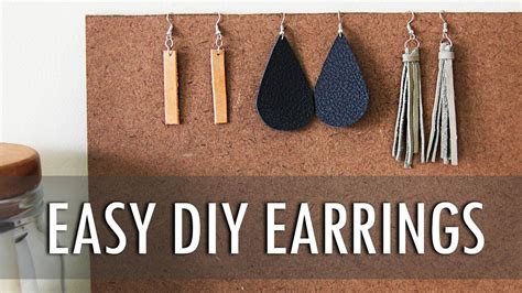 I'm sure you know, but it seems like faux leather earrings cut with a silhouette or cricut are taking the internet i've said it so many times on the blog before: DIY | 3 Easy Leather Earrings - YouTube