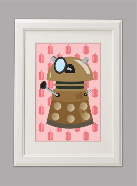 Free Shipping Baby Daleky Inspired By Dr Whos Dalek 8 X 10