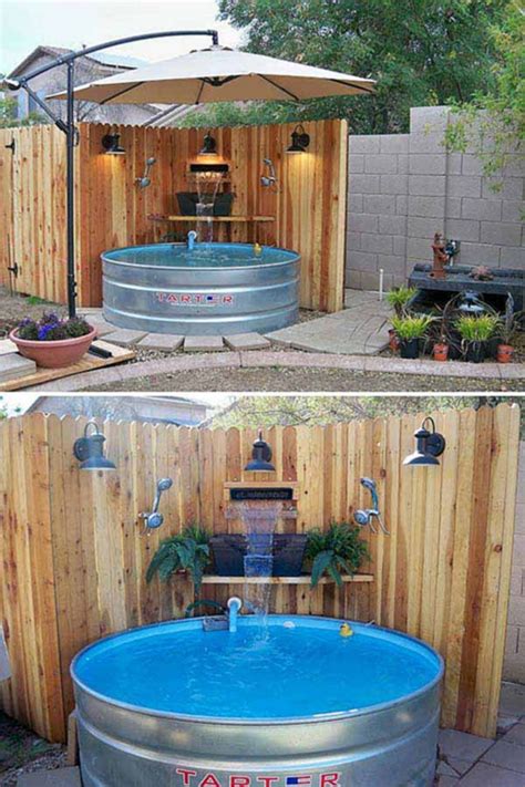 15 Most Comfortable Stock Tank Pool Design Ideas For Cozy Summer 2018 Simple Pool Backyard