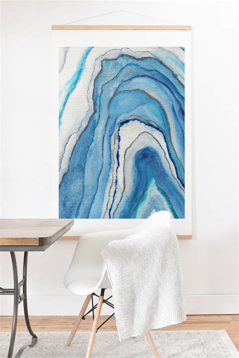 Viviana Gonzalez Agate Inspired Watercolor Abstract 02 Art Print And H