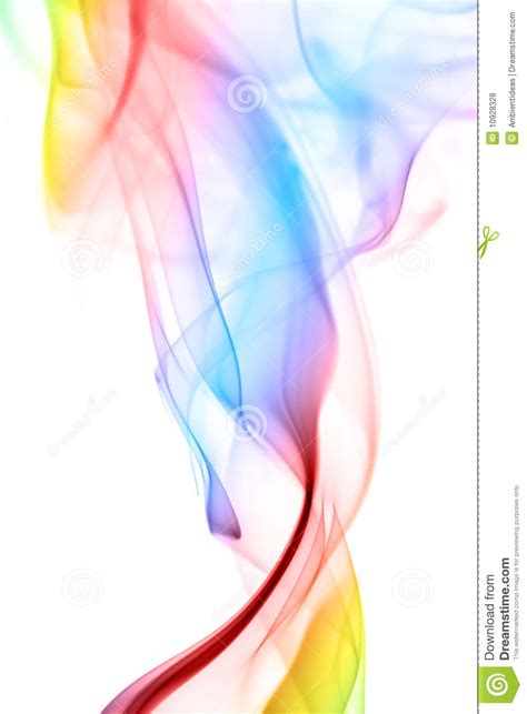 Turbinio Del Fumo Di Colore Del Rainbow Fotografia Stock Immagine Di