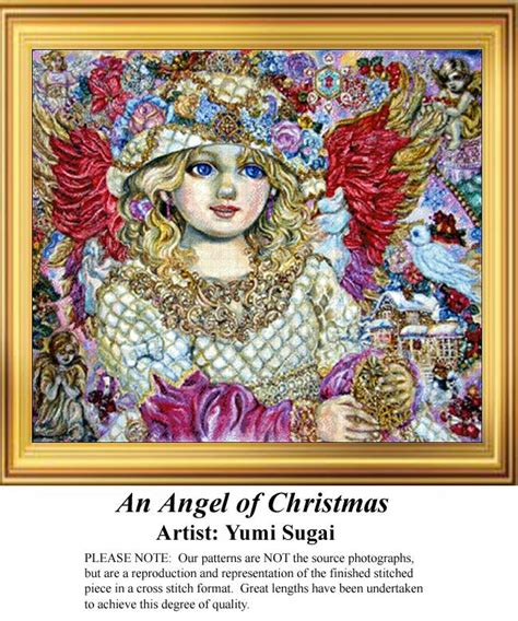 Must contain at least 4 different symbols; An Angel of Christmas, Angel Counted Cross Stitch Pattern ...