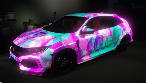 2018 Honda Civic Type R Fk8 Dope Custom Livery Gta5