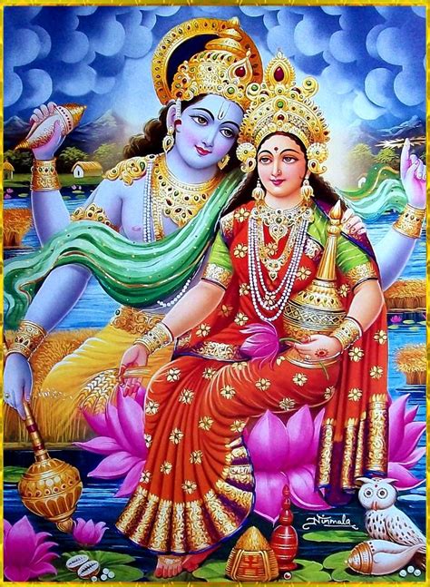 Shri Lakshmi Narayana ॐ Lord Vishnu Wallpapers Lord Vishnu Ji And