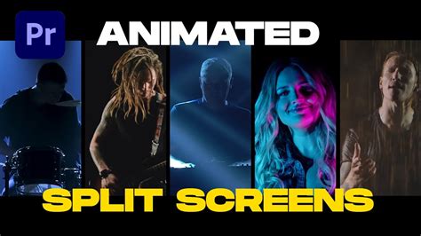 How To Make Animated Split Screens In Premiere Pro 10 Split Screens Template Mikeymo