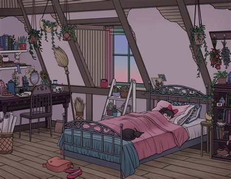 Kikis Room An Art Print By Kelsey Smith Aesthetic Bedroom Bedroom