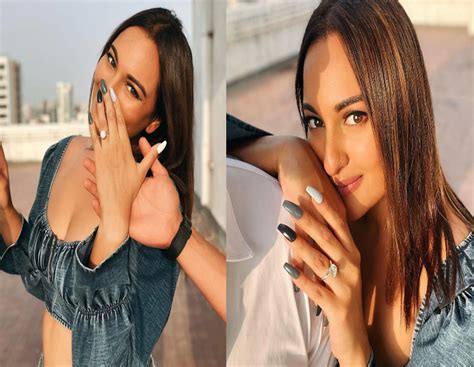 Sonakshi Sinha Engagement Did Sonakshi Sinha Get Engaged The Actress Showed A Big Ring On