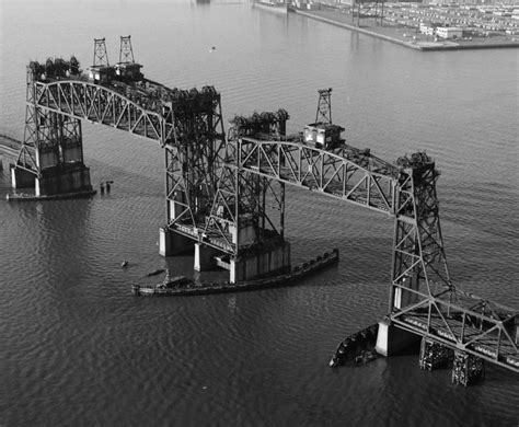 Crrnj Newark Bay Bridge Bayonneelizabeth 1926 Structurae