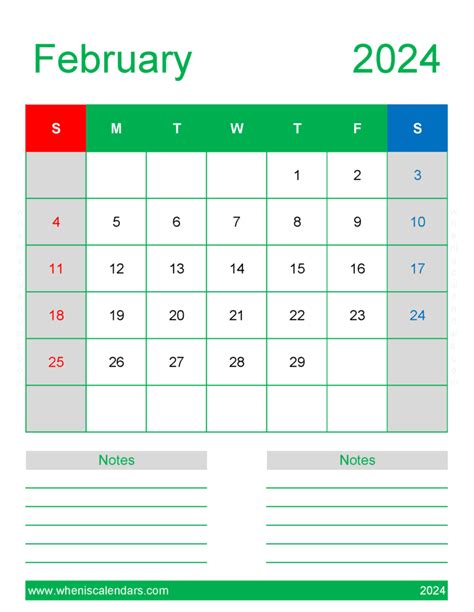 Feb 2024 Editable Calendar Monthly Calendar