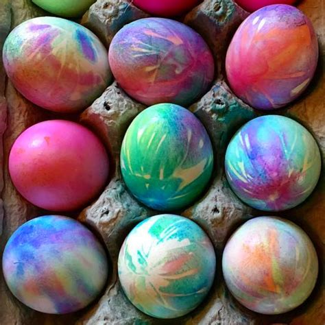 Tie Dye Easter Egg Decorating Idea Crafty Morning