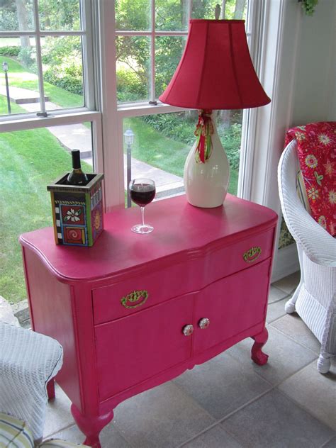Raspberry Pink Accent Chest Pink Furniture Painting Furniture Diy