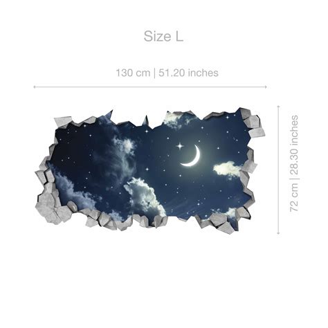Galaxy night sky star light wallpaper ceiling decals wall art print business. Night Sky 3D Effect Ceiling Decal - Moonwallstickers.com