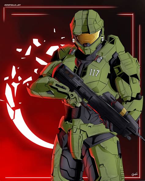 Master Chief Halo Infinite By Spartanlukzt On Deviantart