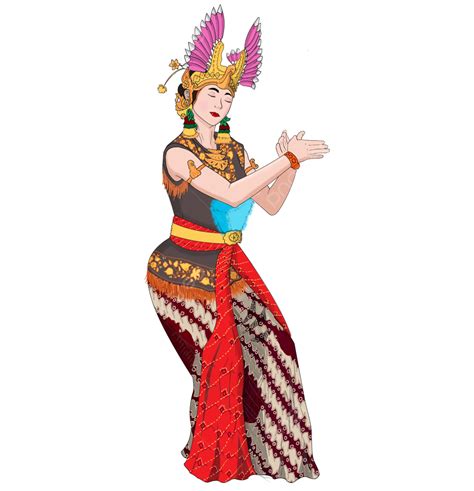 Tarian Khas Yogyakarta Tradisional Menari Yogyakarta Png Transparan