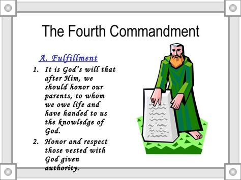 Lesson Xiv The Fourth Commandment