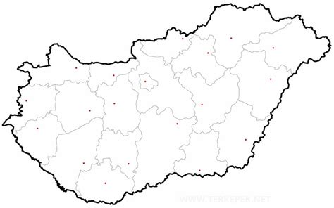 Domborzatát síkságok és alacsony középhegységek uralják. Magyarország Megyéi Térkép Vaktérkép | groomania