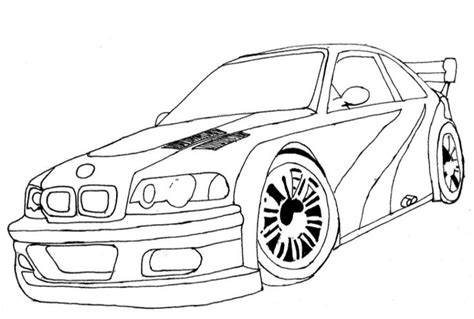 Need For Speed Most Wanted Coloring Pages Серии бмв Детские картинки