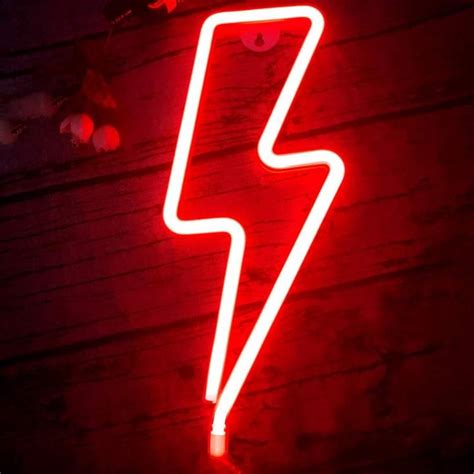 Red Neon Lightning Bolt Red Aesthetic Red And Black Wallpaper Neon