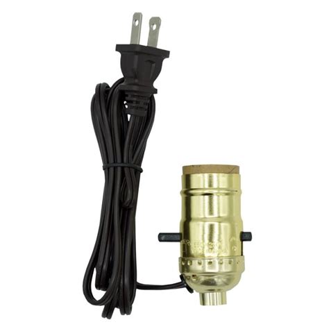 All my extension cords are polarized, as in the picture. Creative Hobbies M995N Instant Lamp Kit - Bright Brass ...
