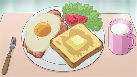 Anime Food Nadeshikos Breakfast Cute Food Art Food Cute Food