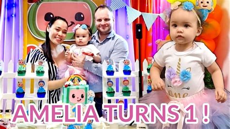 Amelias 1st Birthday Party Youtube