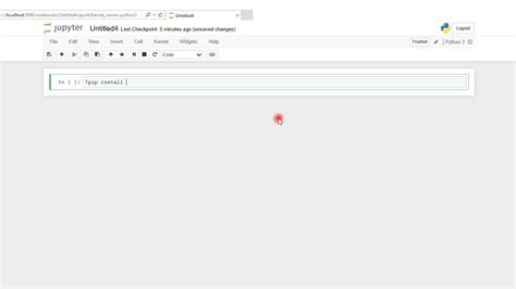 How To Install Python Library In Jupyter Notebook Youtube