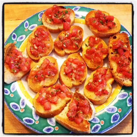 Homemade Bruschetta Dietetic Directions Dietitian And Nutritionist