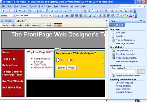 How To Use Microsoft Frontpage 2003 8 Steps With Pictures