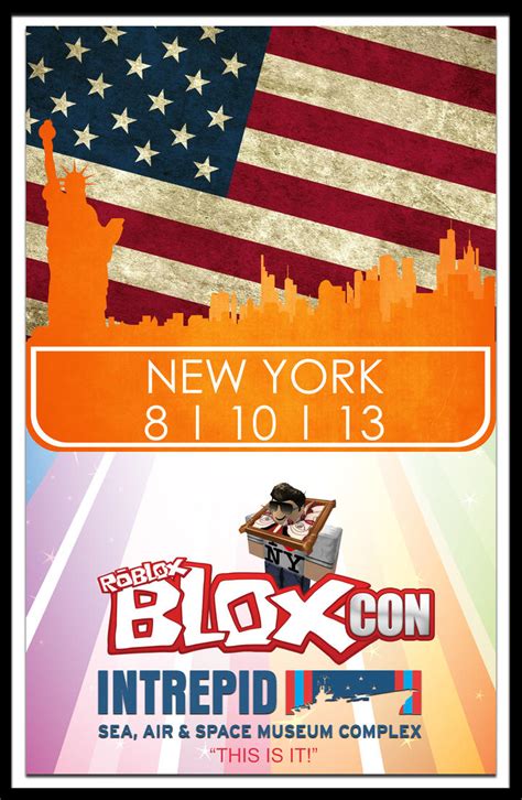 Roblox Bloxcon Poster Entry New York By Citizenxcreation On Deviantart