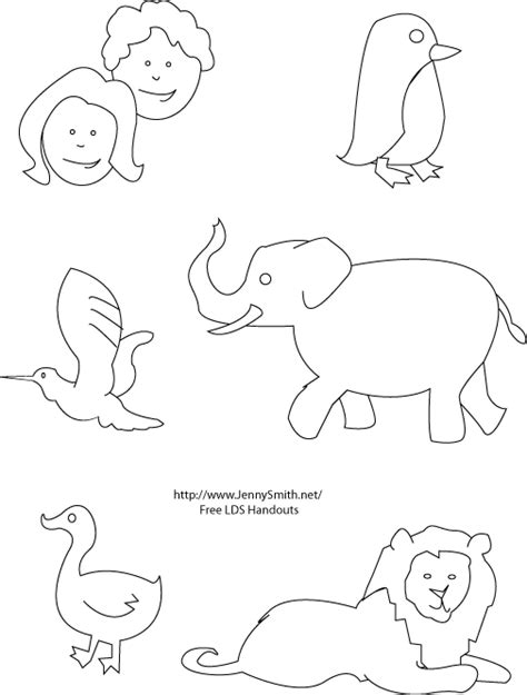 God Made Animals Coloring Page Sketch Coloring Page