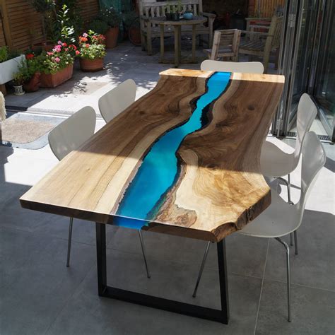 We take great pride in building you a table that will last you for years and years to. resin river dining table by revive joinery ...