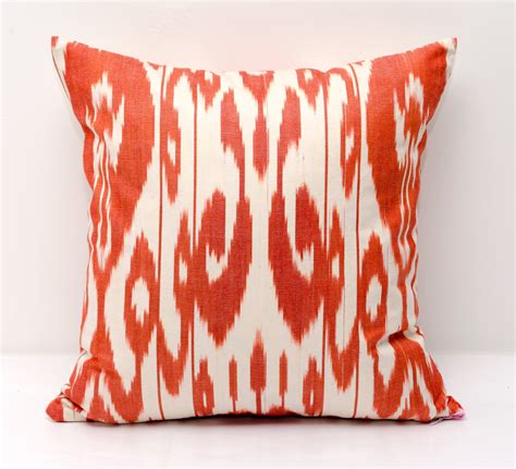 Shop our best selection of orange outdoor pillows to reflect your style and inspire your outdoor space. Orange & White Ikat Cushion - Innovative Home Solutions