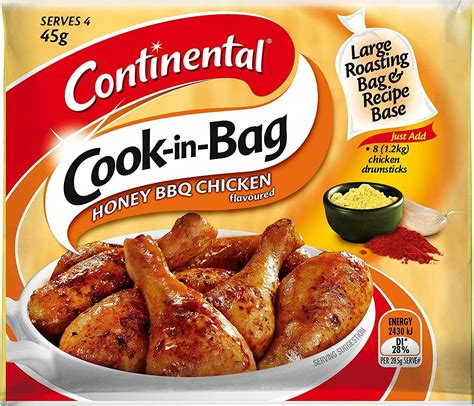 Continental Cook In Bag Recipe Base Honey Bbq Chicken 45g Amazon