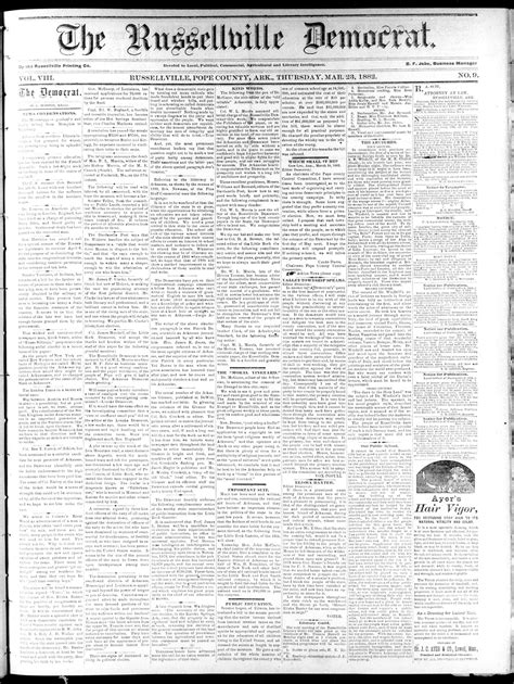 Russellville Democrat - Encyclopedia of Arkansas