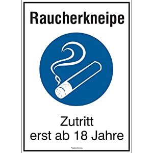 Rauchverbotsschilder mit reinigungskosten strafe zum ausdrucken für hotelzimmer. Hinweisschild für Gewerbe und Gastronomie "Raucherkneipe ...