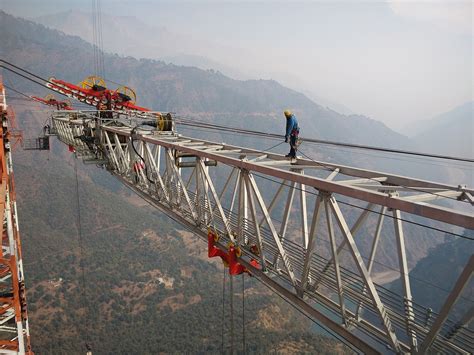 Arch Closure Of The Iconic Chenab Bridge Worlds Highest Railway