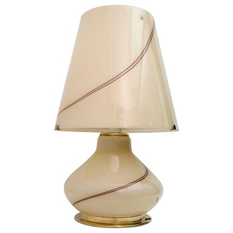 Barovier Mid Century Modern Italian Murano Glass Lamp For Sale At 1stdibs Mid Century Murano