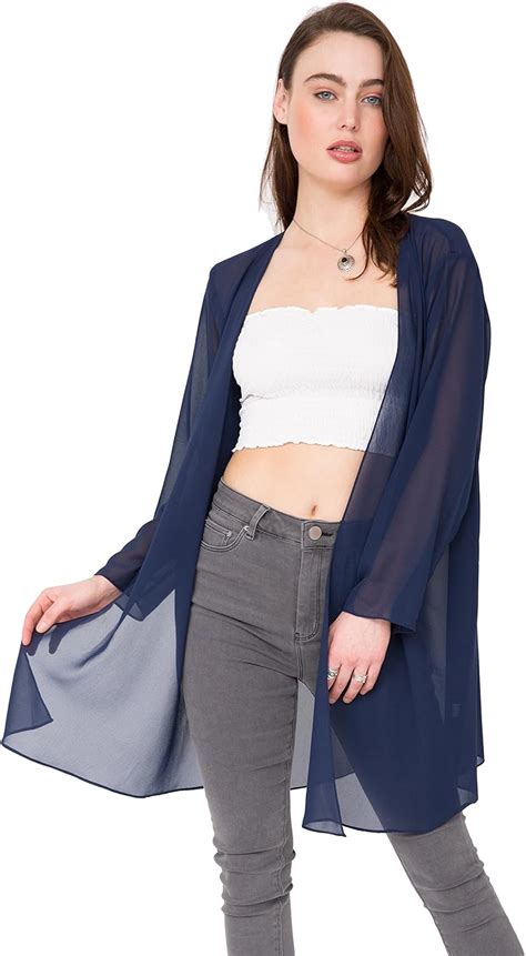 Likemary Sheer Cover Up Cardigan Elegant Jacket Long Sleeve Cover Up At Amazon Womens Clothing