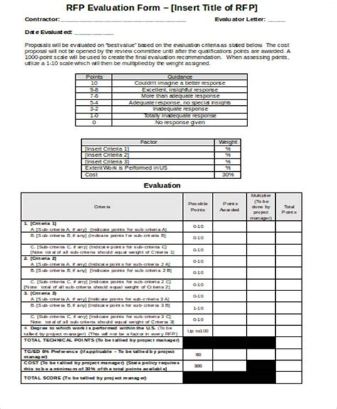 Free 51 Sample Evaluation Form In Pdf Ms Word Excel Vrogue
