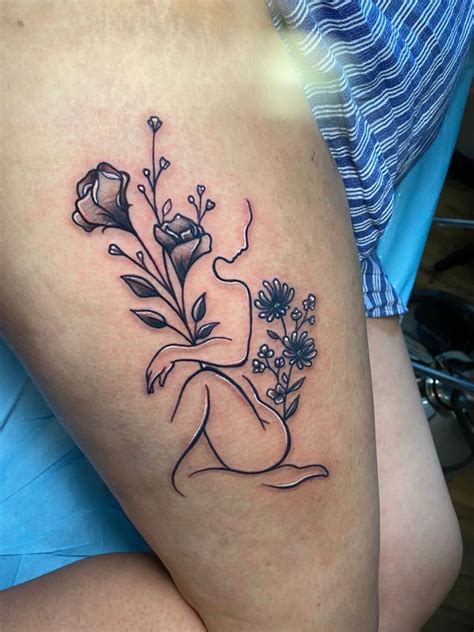All the credit goes to the amazing artists who designed these and the beautiful ladies that they're shown on! Self Growth Flower Tattoo in 2020 | Tattoo ideen
