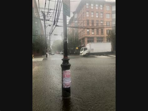 Hoboken Flooding Photos Around City During Noreaster Hoboken Nj Patch