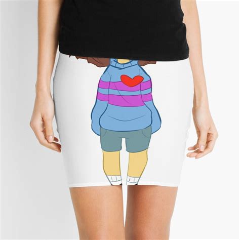 Undertale Humanfrisk Mini Skirt By Kieyrevange Redbubble