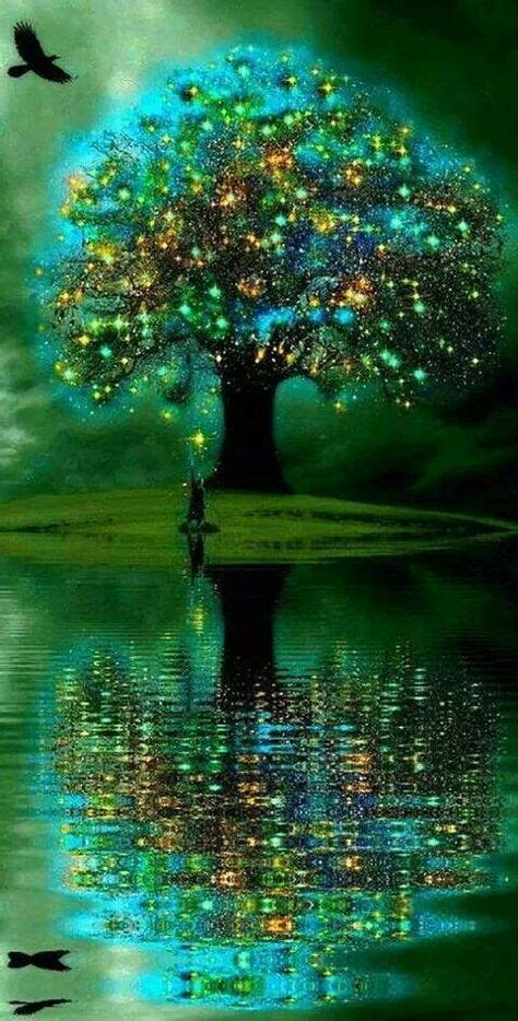 A Magical Tree With Images Fantasy Landscape Tree Art Beautiful Art